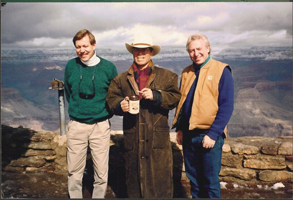 Haines, Frumhoff and Saotome Sensei at the Grand Canyon