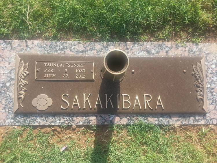 Sakakibara Sensei's Grave Marker