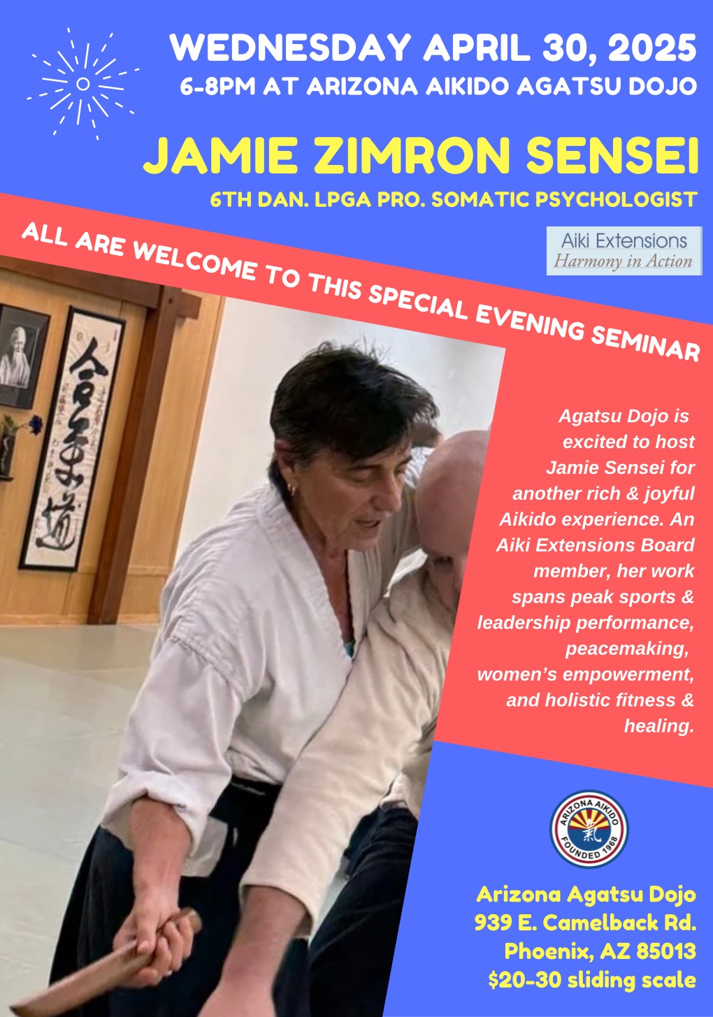 Zimron Sensei Seminar April 30, 2025